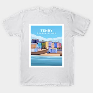 Tenby in Pembrokeshire - South Wales T-Shirt